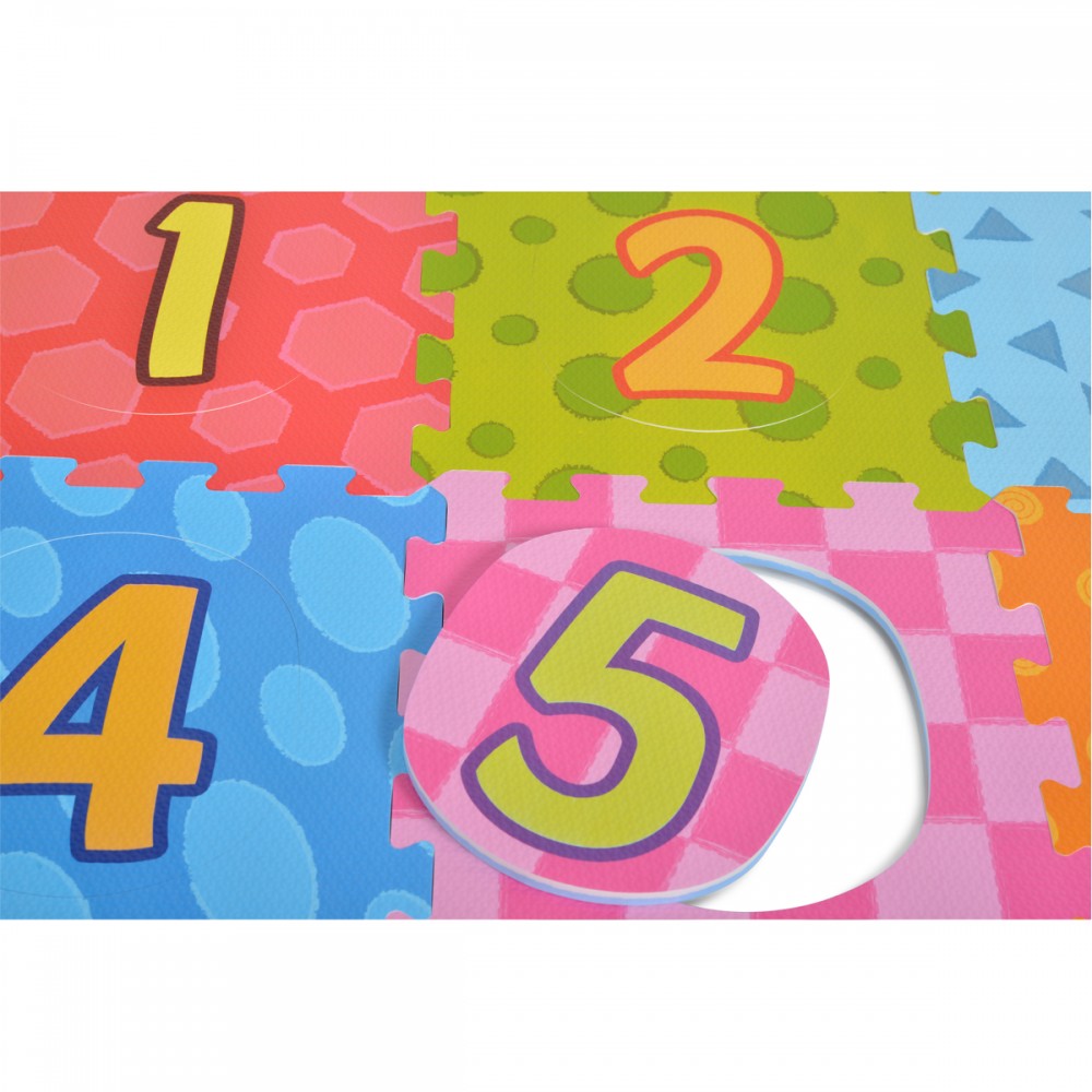 Covor Puzzle Moni Numbers 9 Piese Spuma - imagine 3
