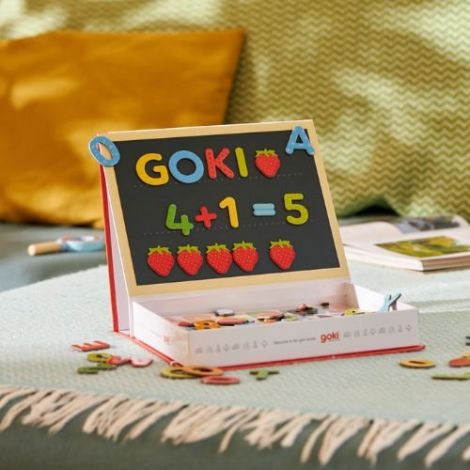 Set Educativ Goki, 122 Piese Magnetice - imagine 2