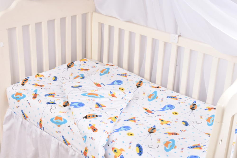 Lenjerie Confort Family 5 piese bumbac Planete