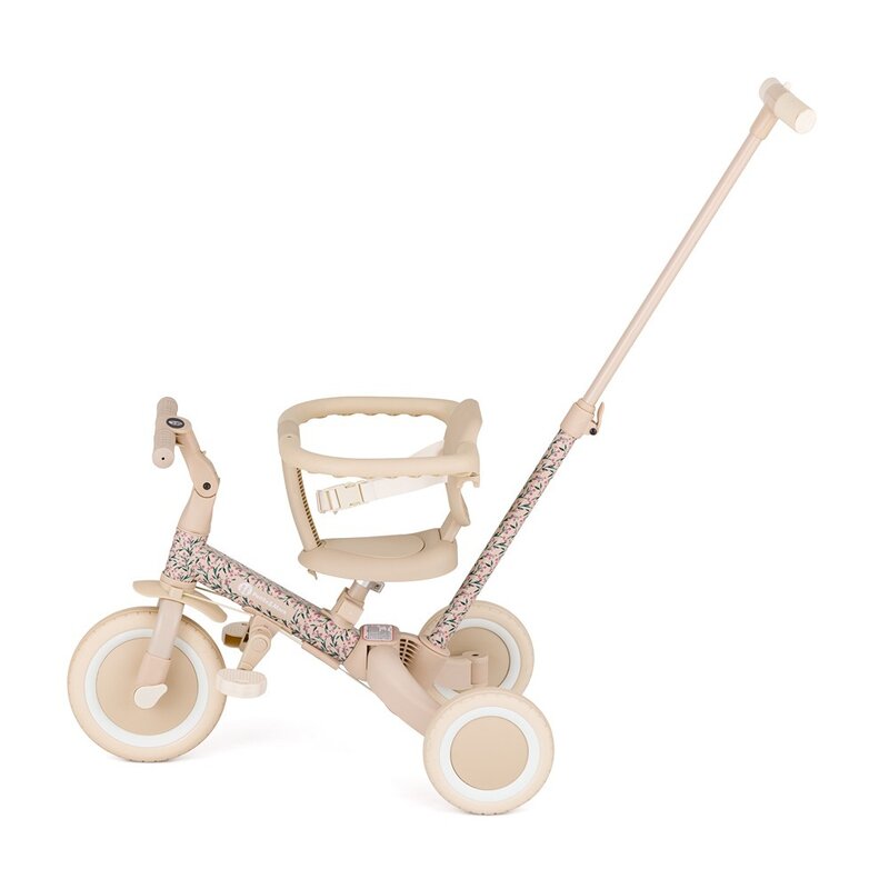 Petite&mars Tricicleta 5-in-1 Pink Meadow Turbo