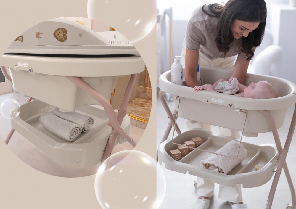 Cadita 2 in 1 Neno Breza | Baie & Infasat - imagine 6