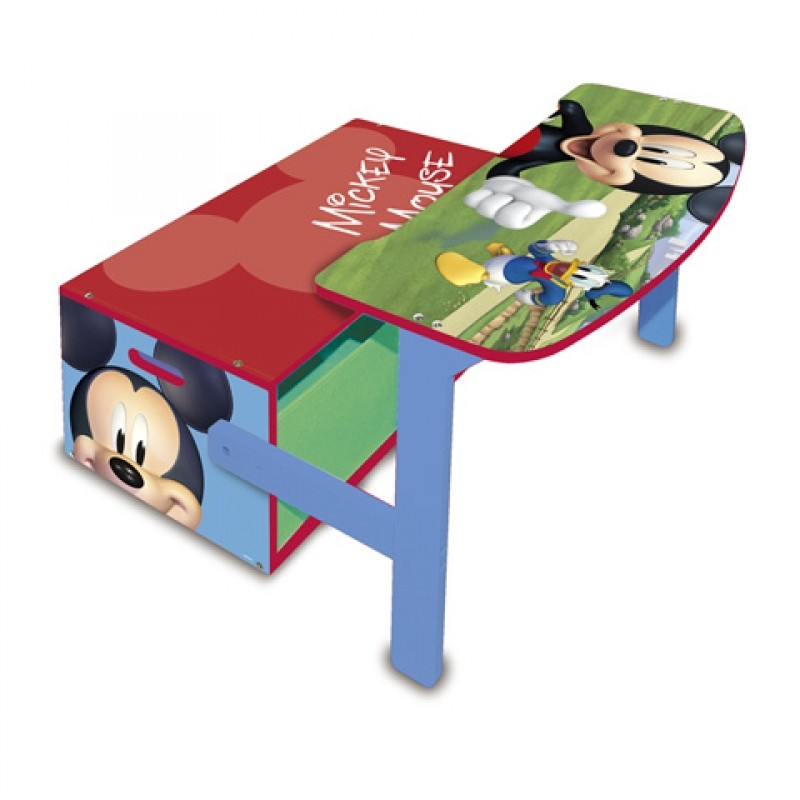 Mobilier 2 în 1 Depozitare Jucării Mickey Mouse