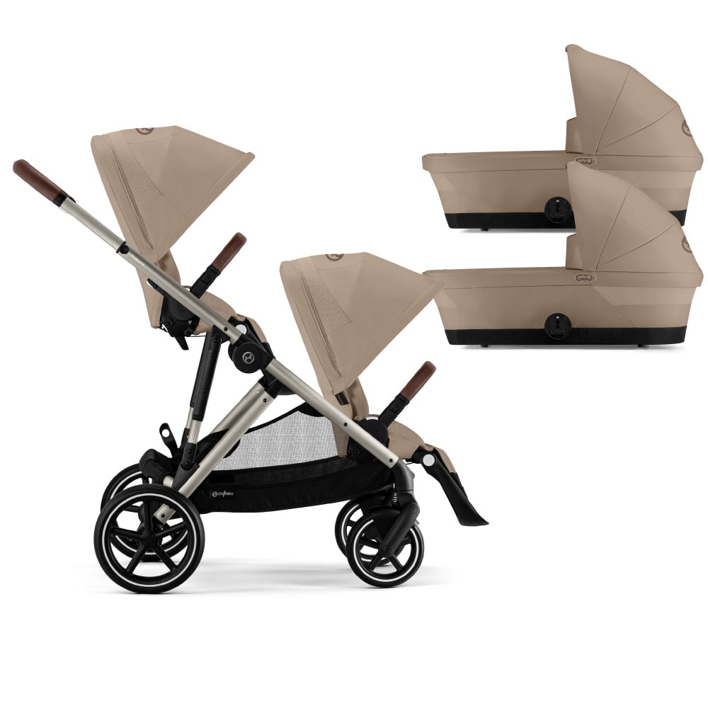 Carucior Gemeni Cybex Gazelle S Taupe, Modular