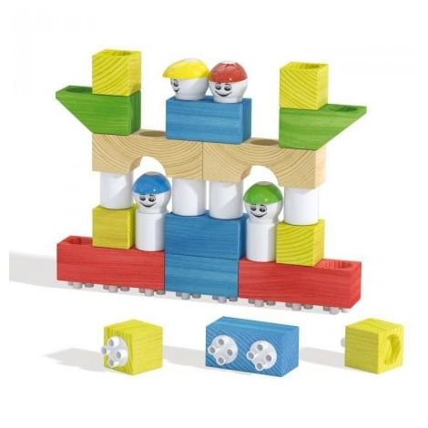 Quercetti Modi Bloc - Joc constructie creativ 30 piese - imagine 3