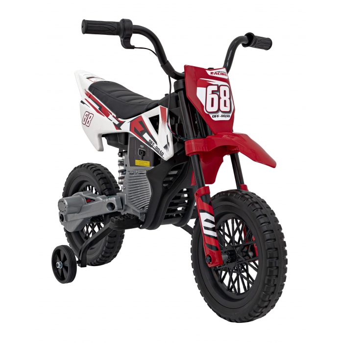 Motocicleta Electrica Ramiz Rosu Copii - imagine 2