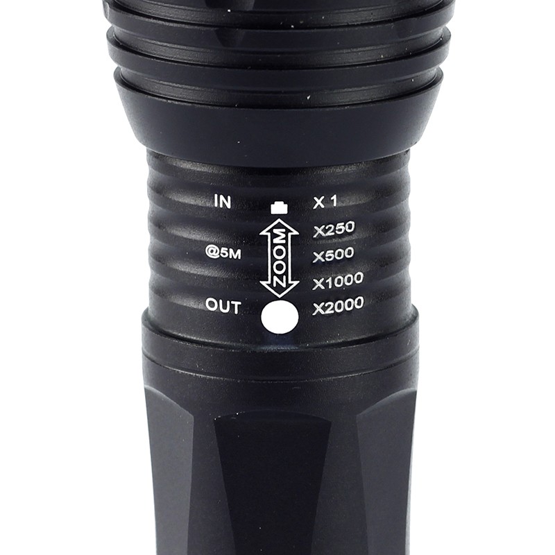 Lanternă Tactică Procart 1800lm Zoom 800m - imagine 4