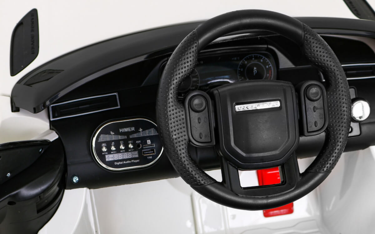 Mașinuță Electrică Range Rover Velar 12V Alb - imagine 5