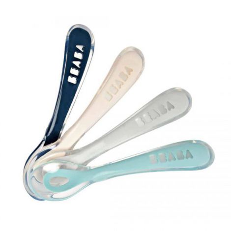 Set 4 Lingurite Silicon Beaba 8+ Luni