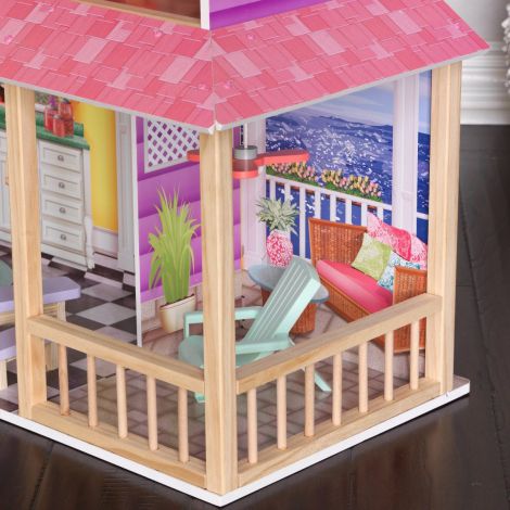 Casuta Papusi Viviana Kidkraft, 7 Camere, Mobilata - imagine 6