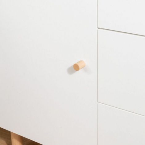 Comoda Childhome Wonder White cu Masa Infasat - imagine 5