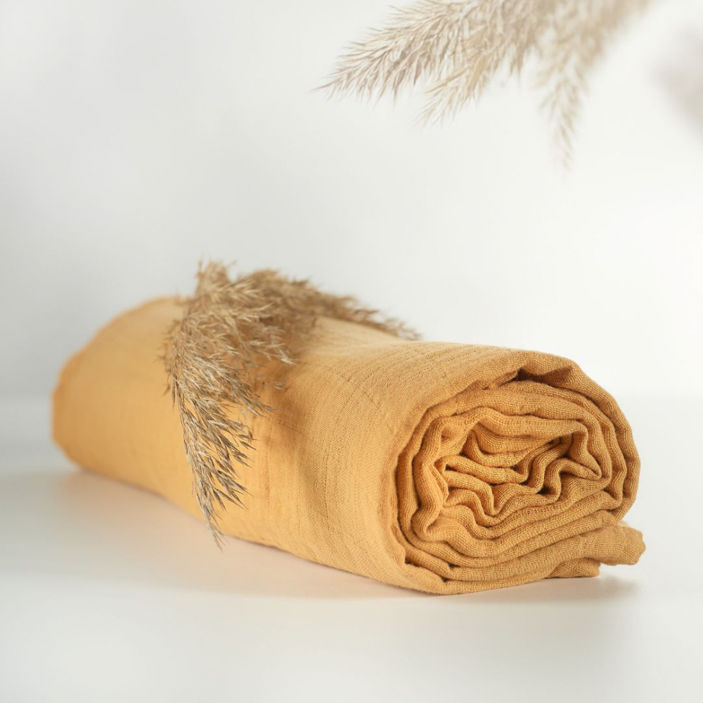 Muselina Bumbac Organic Onino Honey Gold 120x120 - imagine 7