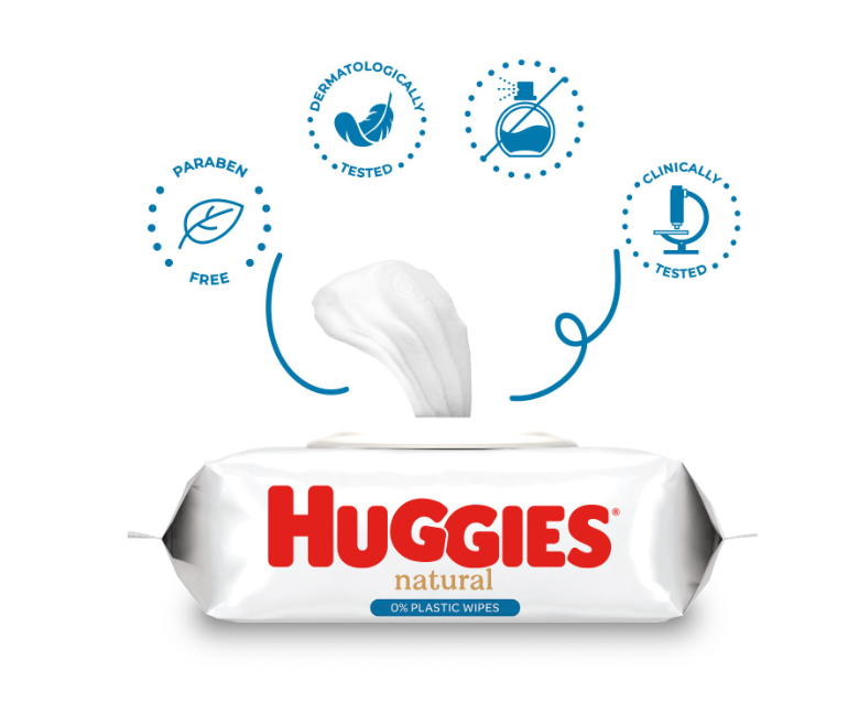 Huggies Natural Biodegradabile 576 buc - imagine 4