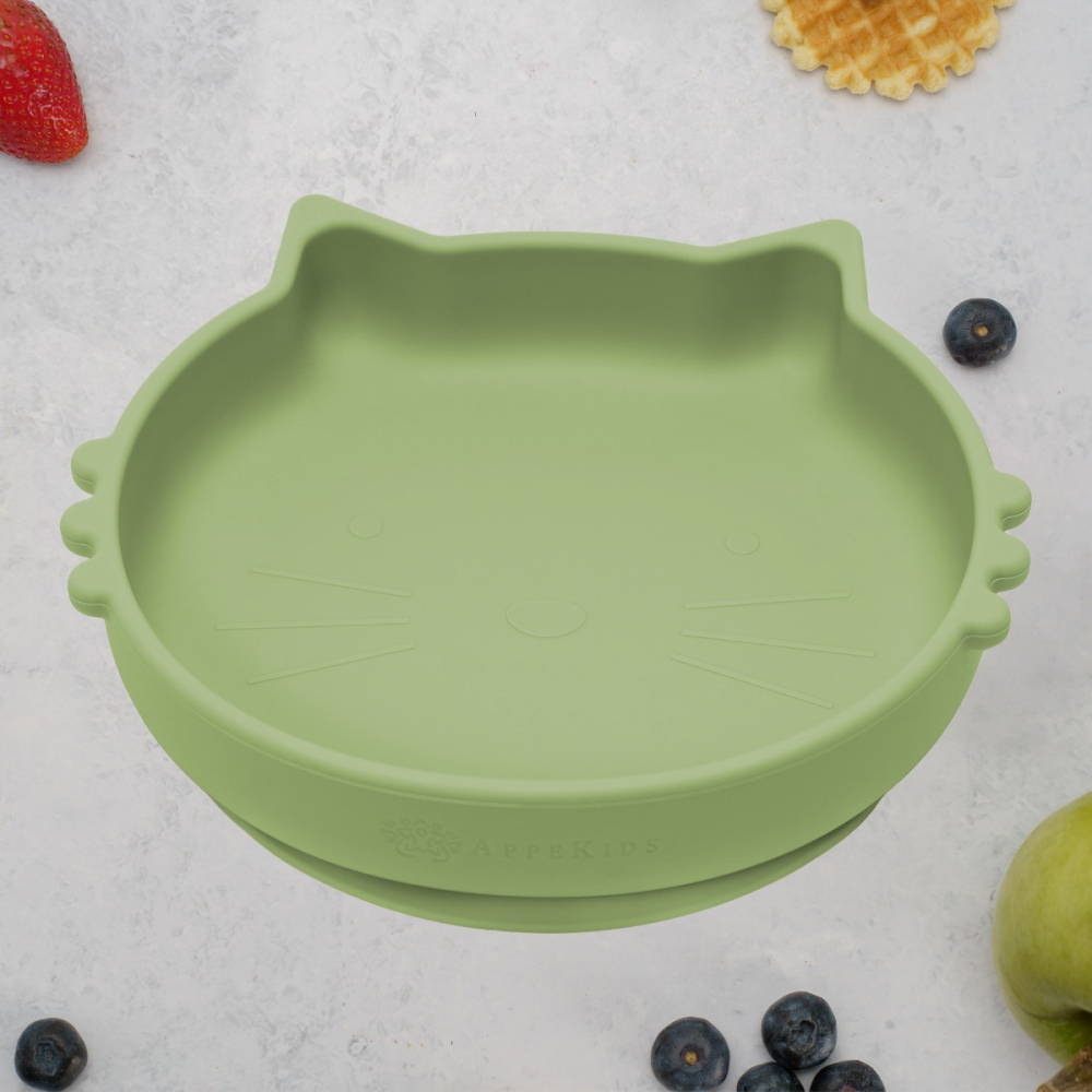 Bol Silicon AppeKids Kitty II Raw Green | Sigur