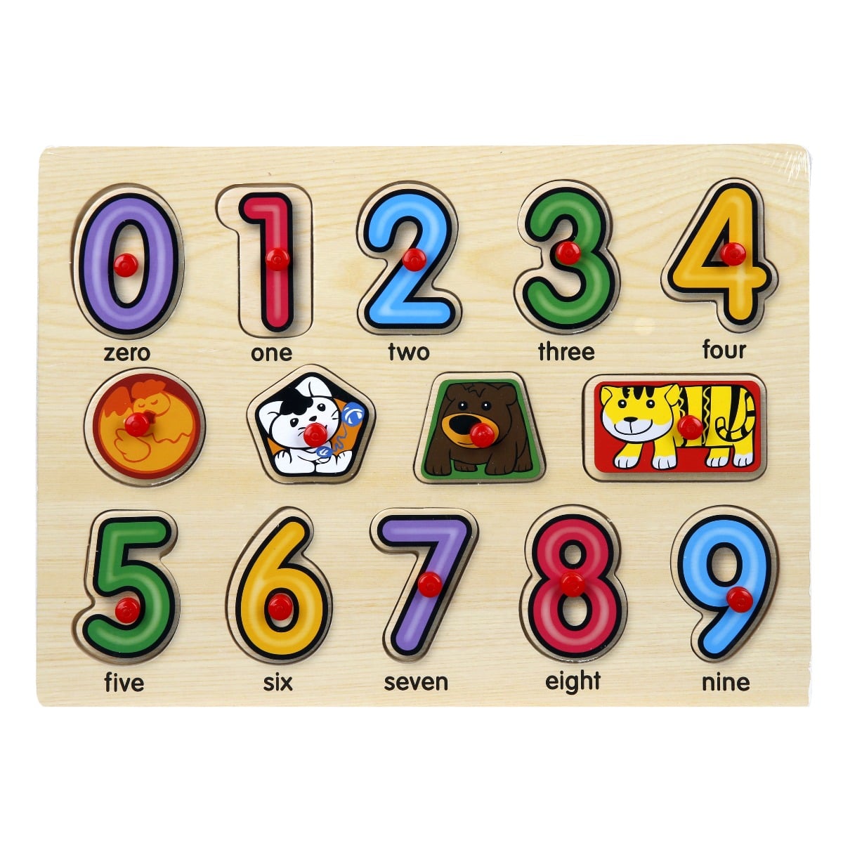 Puzzle Lemn Numere 14 Piese Sunman