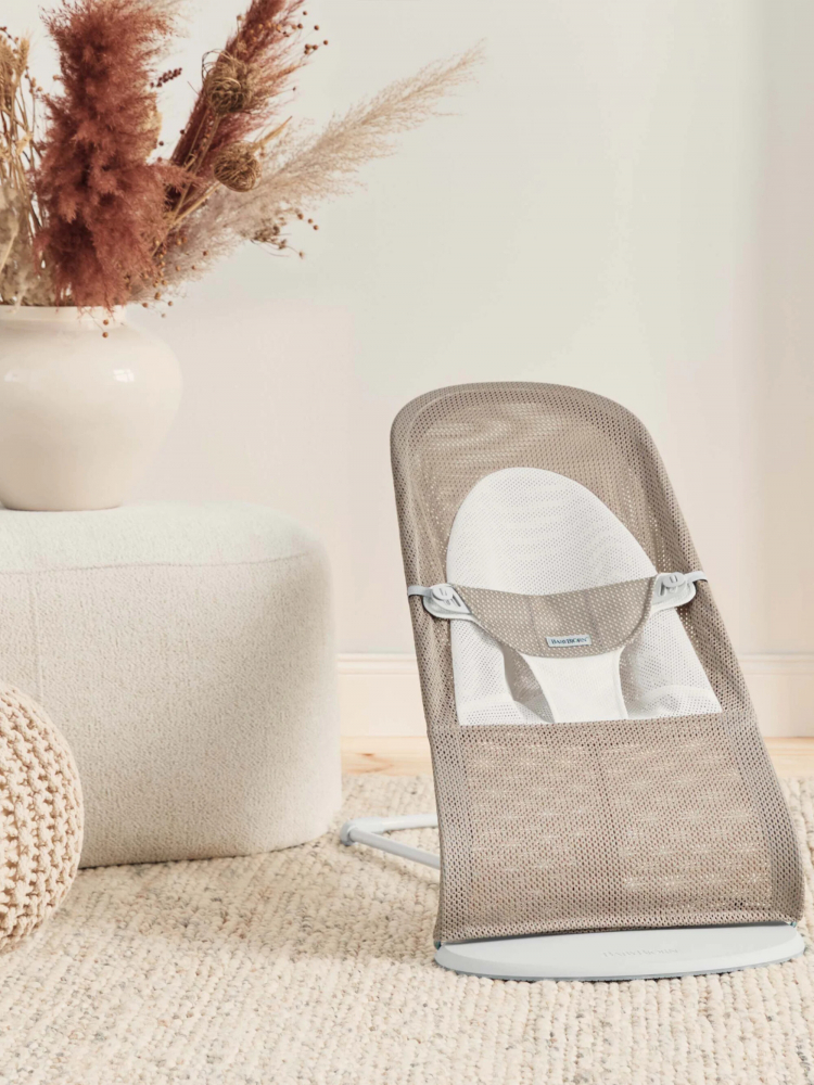 Balansoar Baby Bjorn Balance Soft, Grey/Beige - imagine 7