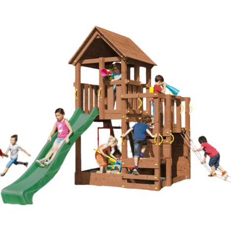 Spatiu de Joaca BlueRabbit 2.0 Penthouse, Lemn Tratat - imagine 5