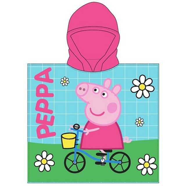 Poncho Eplusm Peppa Pig, 55x110 cm, Absorbant - imagine 4