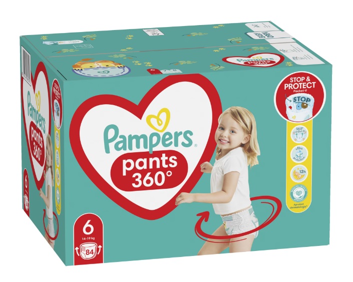 Scutece Pampers Pants Size 6, 84 buc - imagine 6