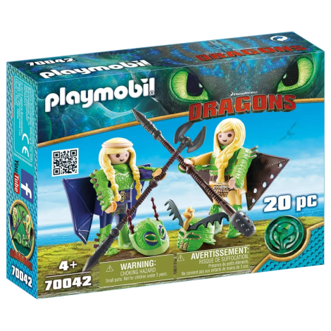 Playmobil Raffnut și Taffnut - Costume de Zbor Dragons
