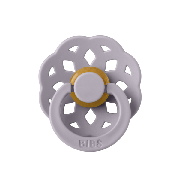 Suzeta Bibs Boheme Latex, 0 luni+, Fossil Grey - imagine 3