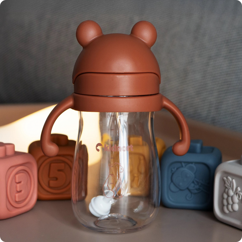 Sticluta apa Kidnort Bringebaer 300ml Brown - imagine 4
