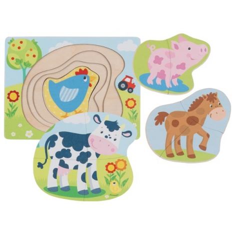 Puzzle Goki Animale Fermă | Dezvoltare Abilități