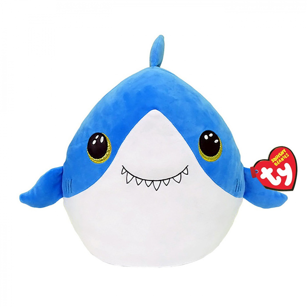 Ty Squishy Beanie Rechinul Finsley 22cm, Moale