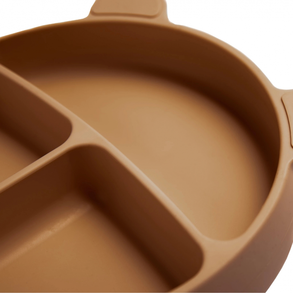 Farfurie silicon 3 compartimente Kidnort cu ventuza - imagine 5