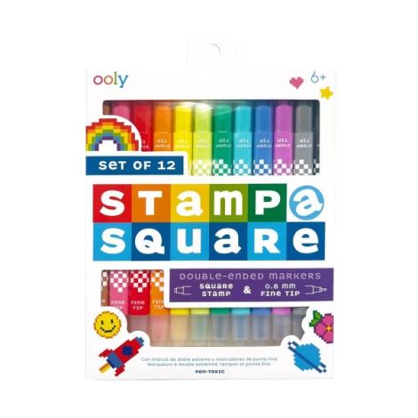 Carioci Ooly duble cu ștampilă - Set 12 buc