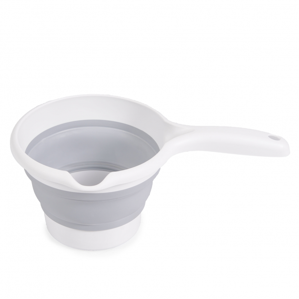 Set Cădiță Pliabilă Cangaroo Hawaii Grey, 4 Piese - imagine 4