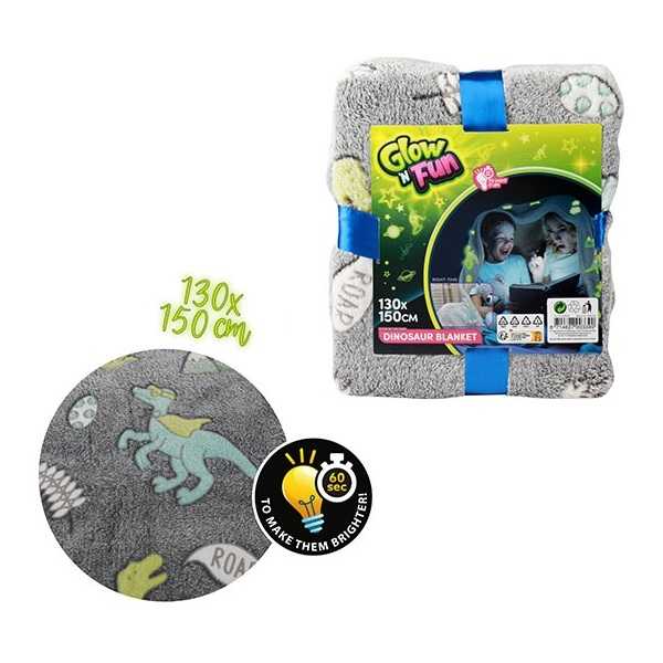 Paturica Toi-Toys Dinozauri Fosforescenti 130x150