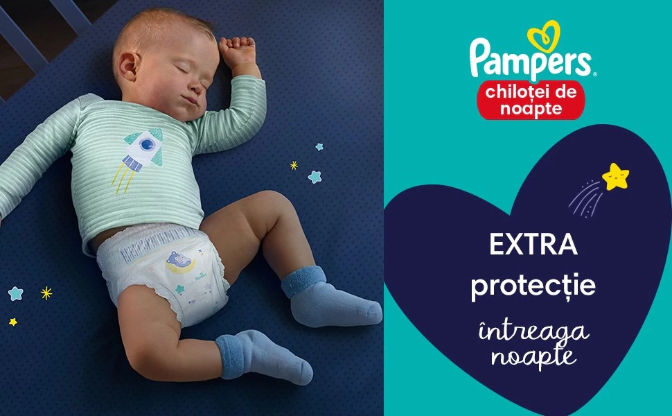 Pampers Night Pants Marimea 5 | 12 ore protectie