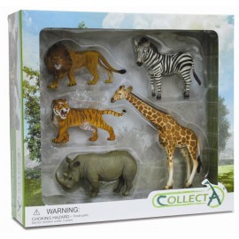 Set 5 Figurine Safari Collecta - Detalii Realiste