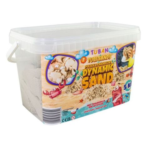 Nisip Kinetic Tuban Natural 5kg - Dezvoltare Creativă - imagine 2