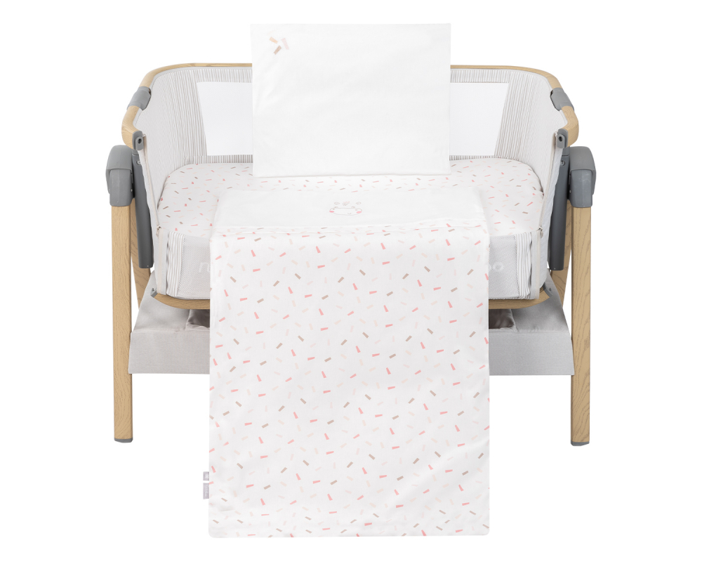 Set Lenjerie KikkaBoo 5 piese Hippo Dreams 80x50cm - imagine 3