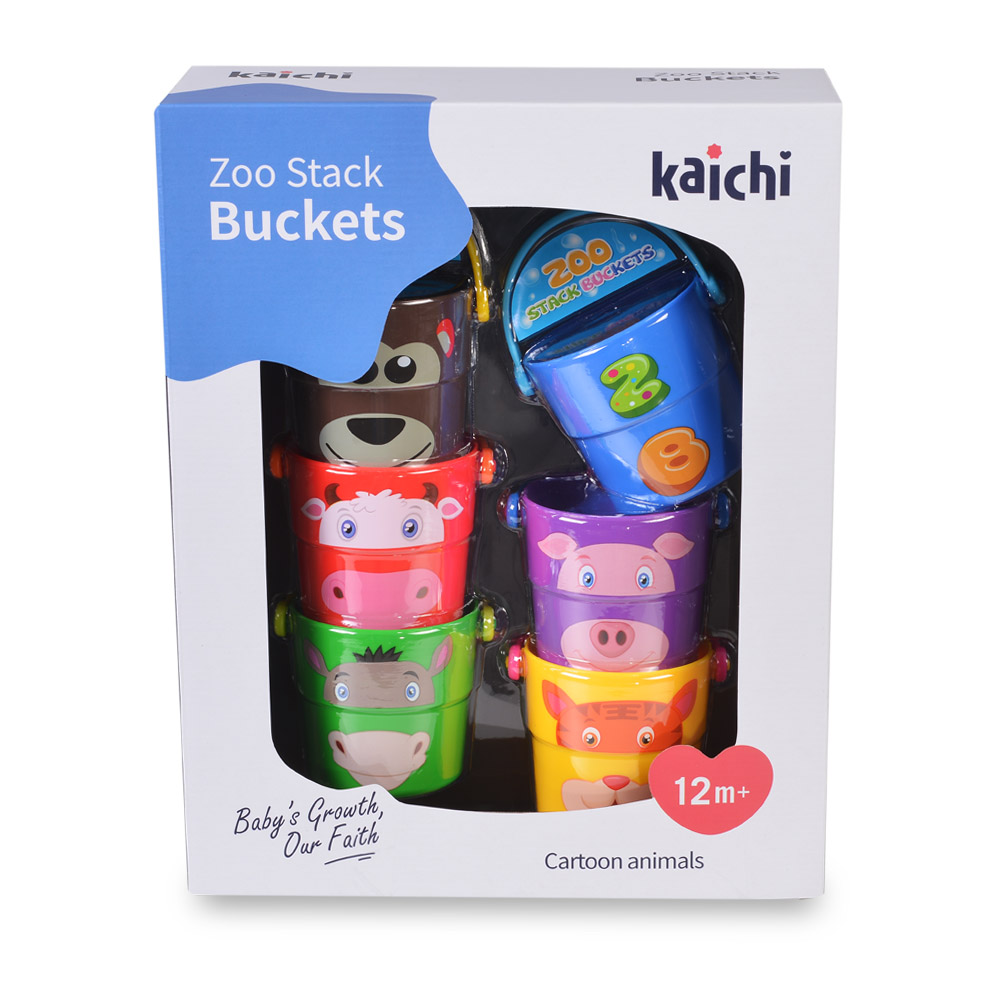 Set 6 galetuse stivuit baie Kaichi Zoo - imagine 4