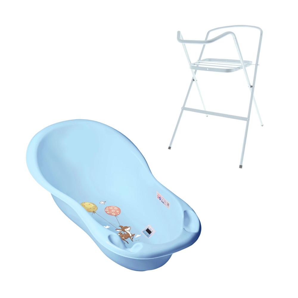 Cadita Tega baby Forest, 86 cm, cu suport - imagine 2