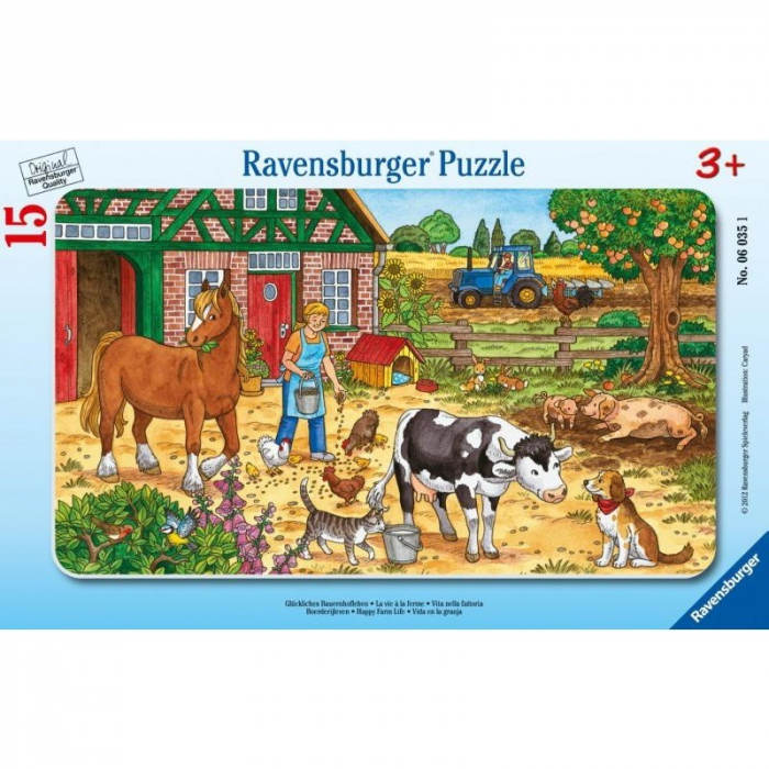 Puzzle Ravensburger Viața la Fermă