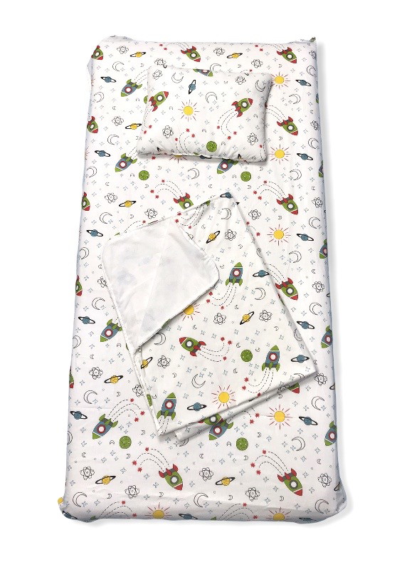 Set 3 piese Deseda Aventura în Cosmos 140x70 cm