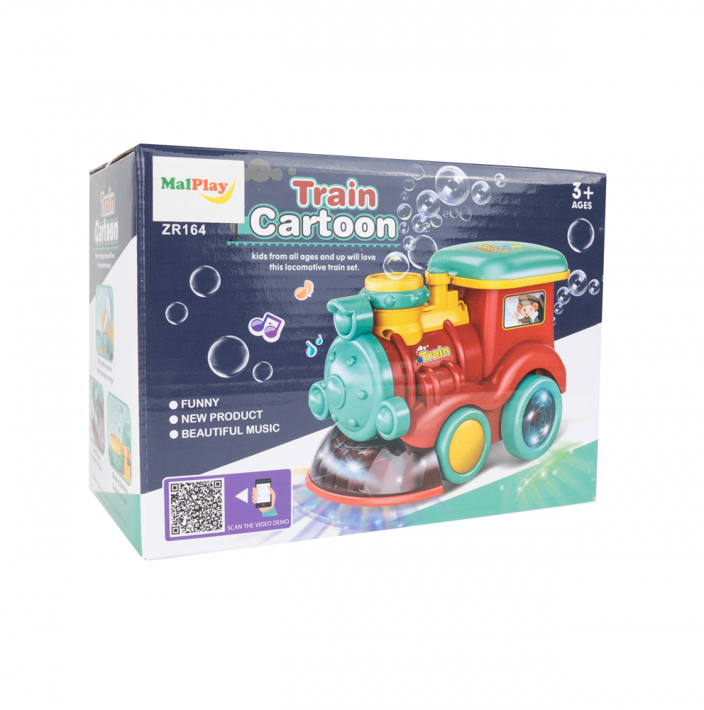 Aparat Baloane Sapun Locomotiva cu Sunete Malplay - imagine 6