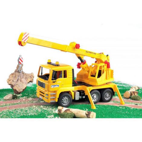 Bruder Camion MAN Macara - Jucării Construcții - imagine 2