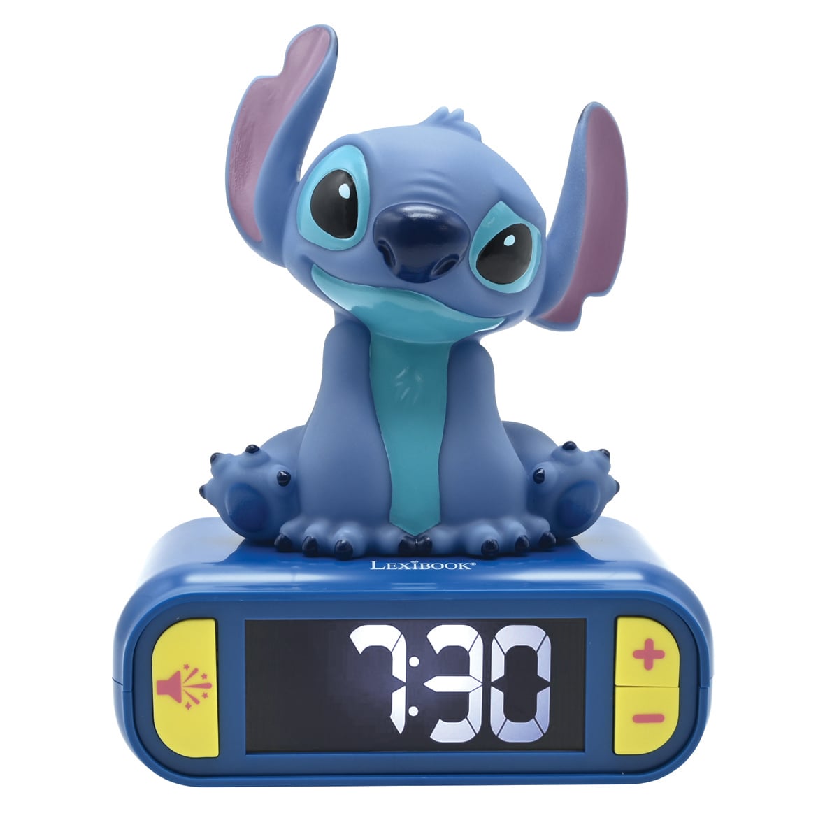 Ceas Digital Lexibook Stitch cu Alarmă și Lumină