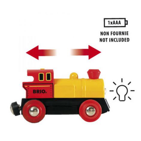 Locomotiva Rosie BRIO cu Baterii - imagine 4