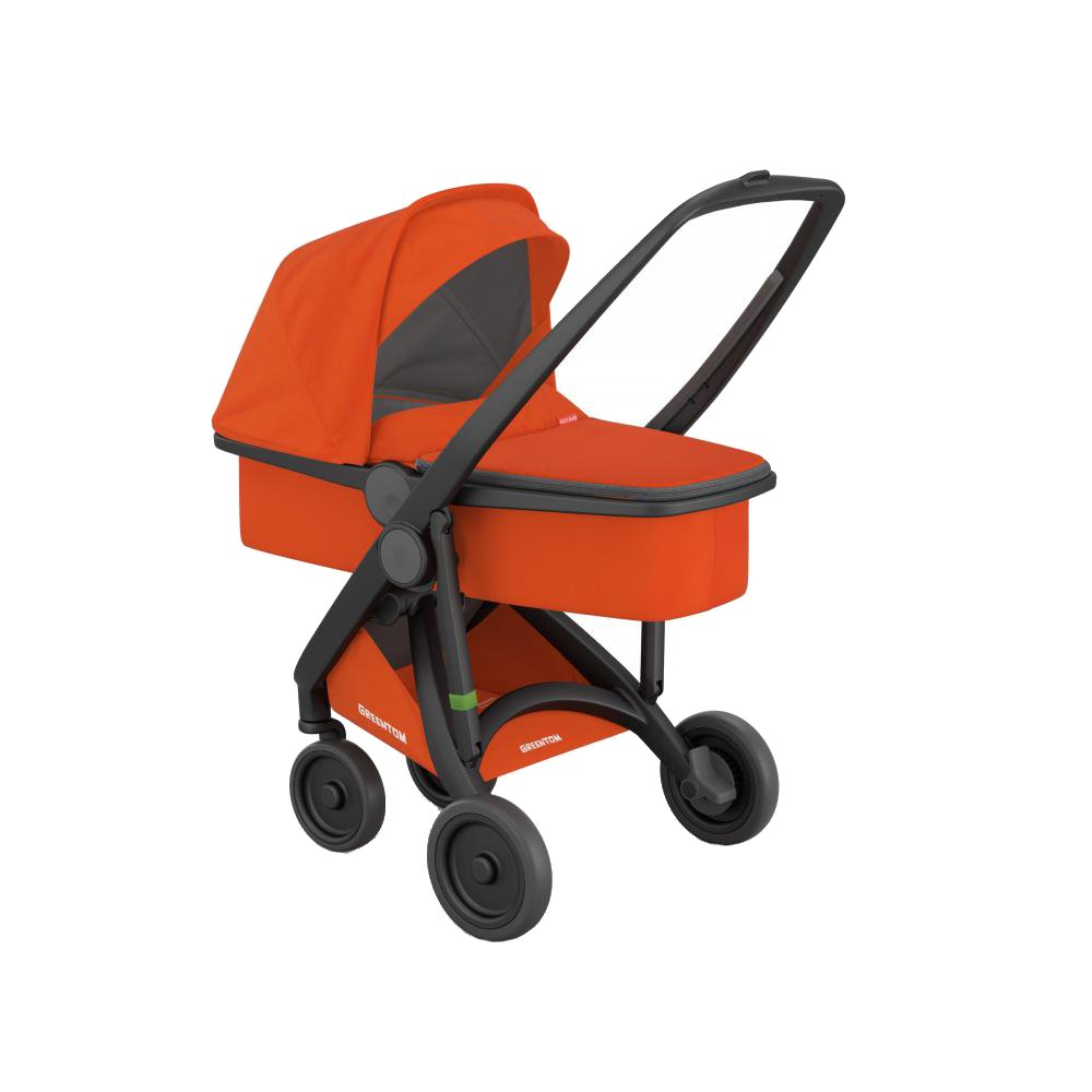 Greentom 2 in 1 Upto Black Orange - Carucior 100% Ecologic - imagine 7