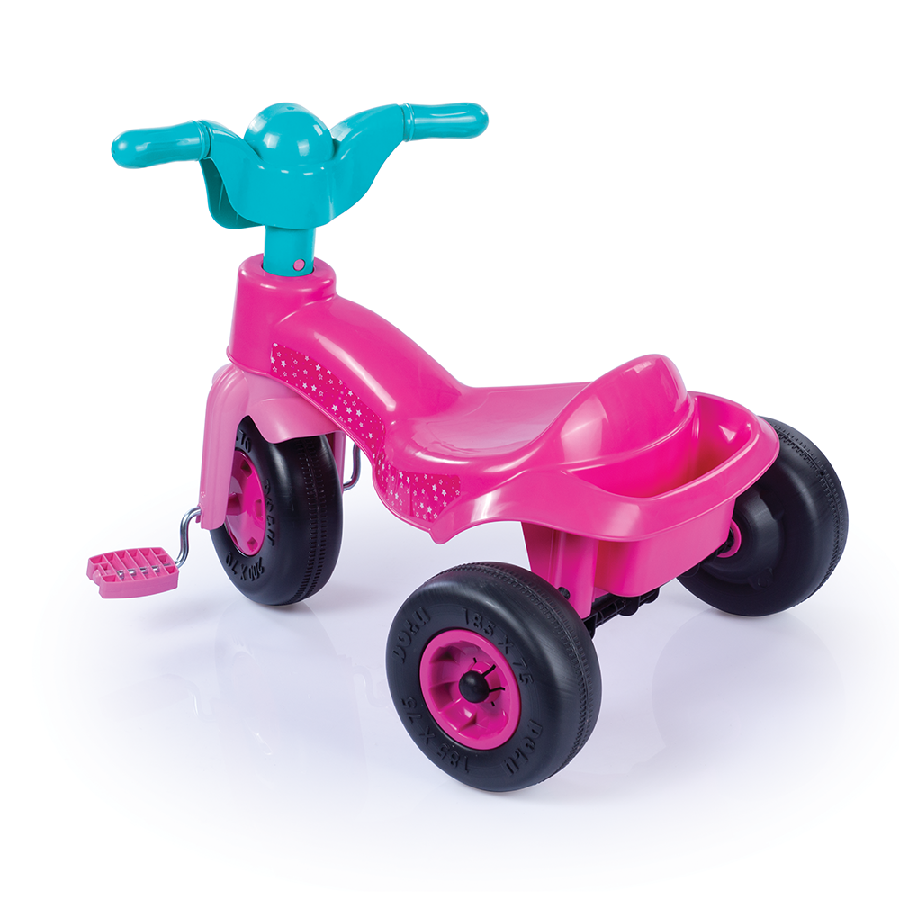 Tricicleta Dolu Unicorn, cu cosulet, roz - imagine 3