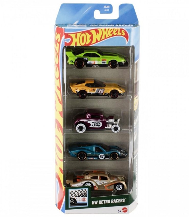 Set 5 Masinute Hot Wheels Retro Racers