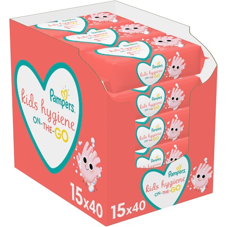 Servetele Umede Pampers Hygiene, 600 buc - imagine 5