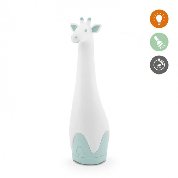Lampa de Veghe Zazu Kids Gina Verde cu Lanterna