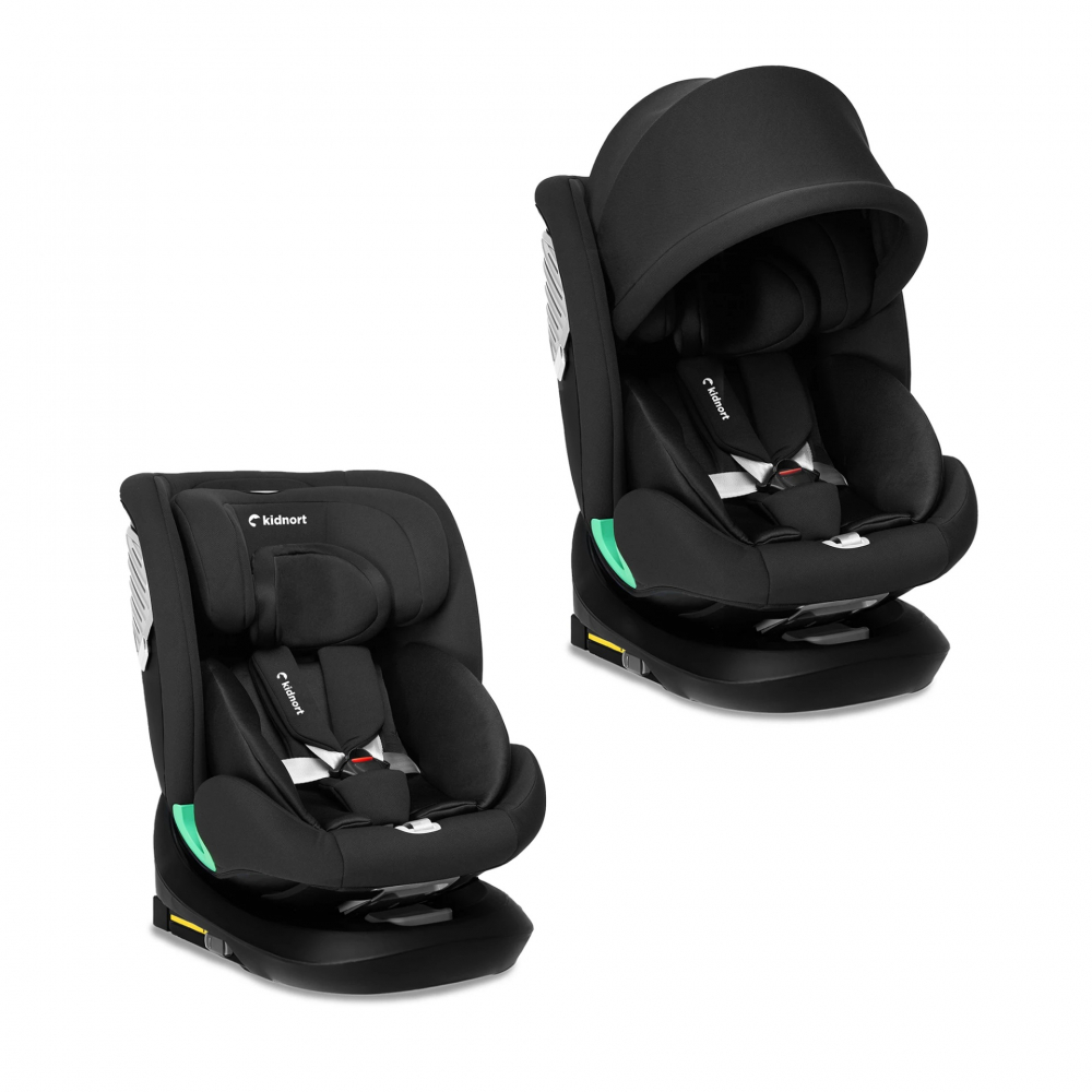 Kidnort Radjur 360° Isofix Scaun Auto Rotativ i-Size - imagine 4