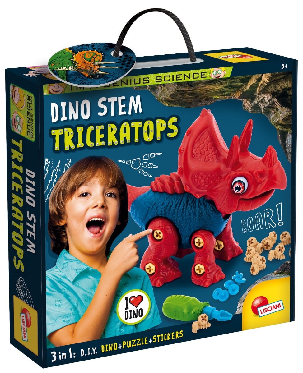 Set Știință Lisciani Dino Triceratops